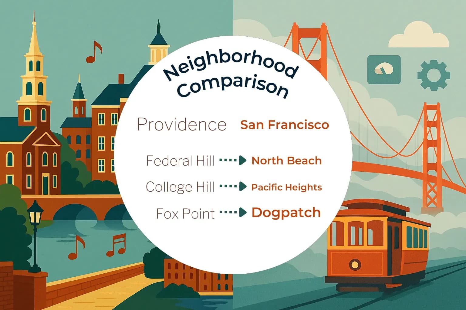 Providence vs San Francisco Neighborhood Comparison