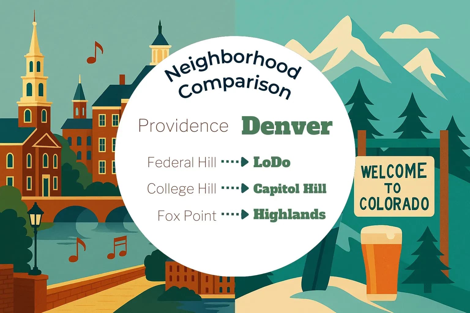 Providence vs Denver Neighborhood Comparison