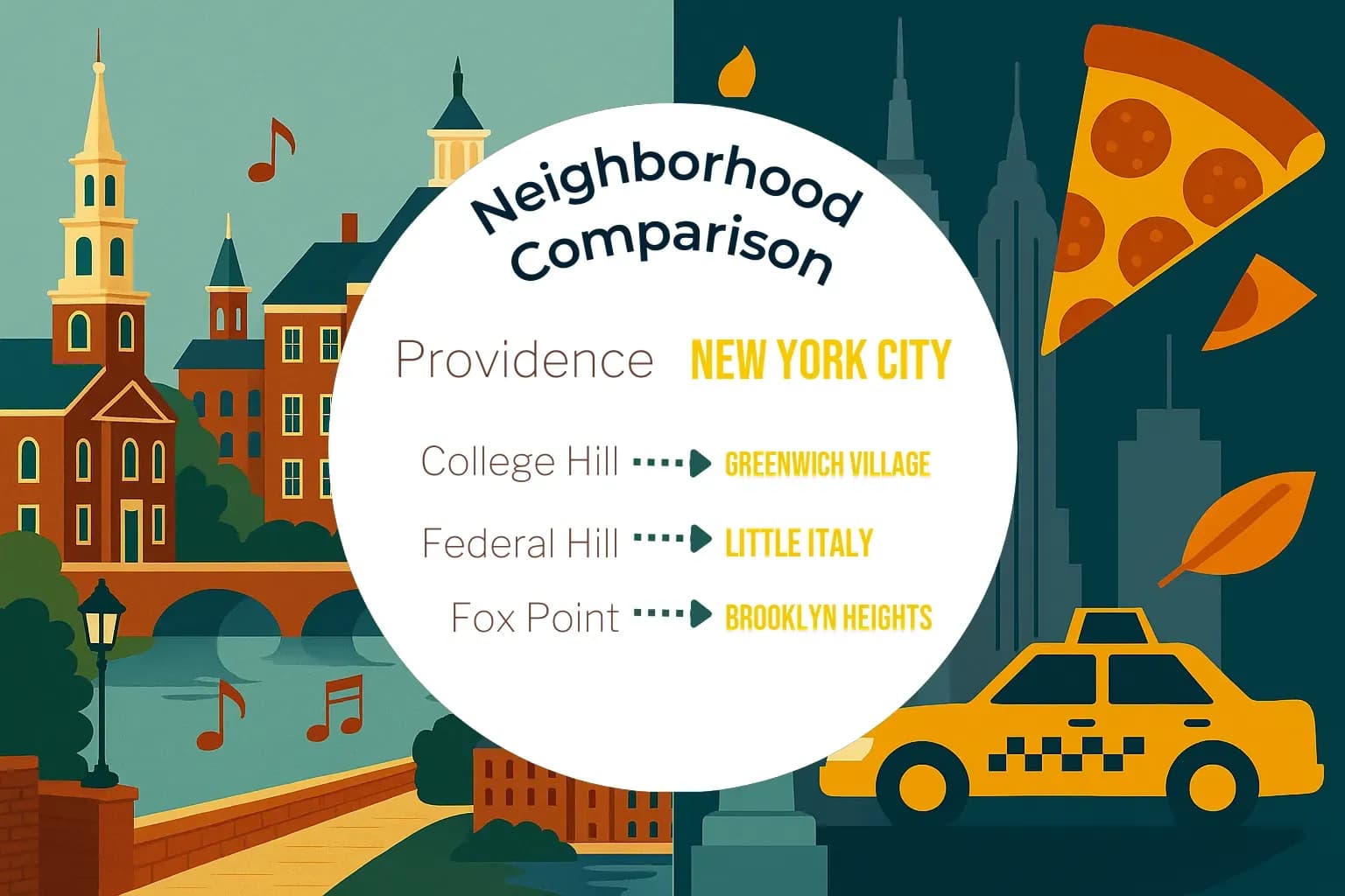 Providence vs New York City Neighborhood Comparison
