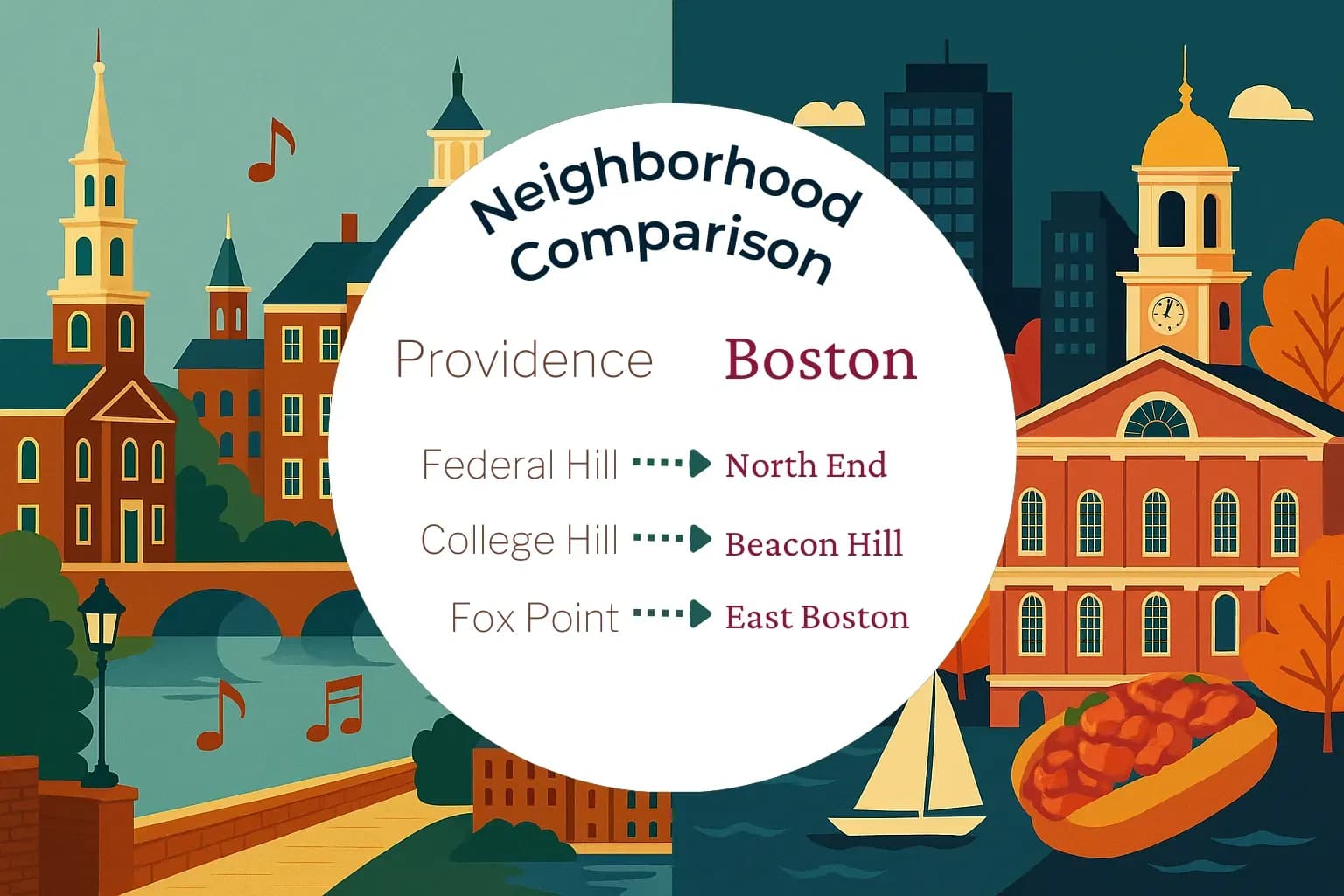 Providence vs Boston Neighborhood Comparison