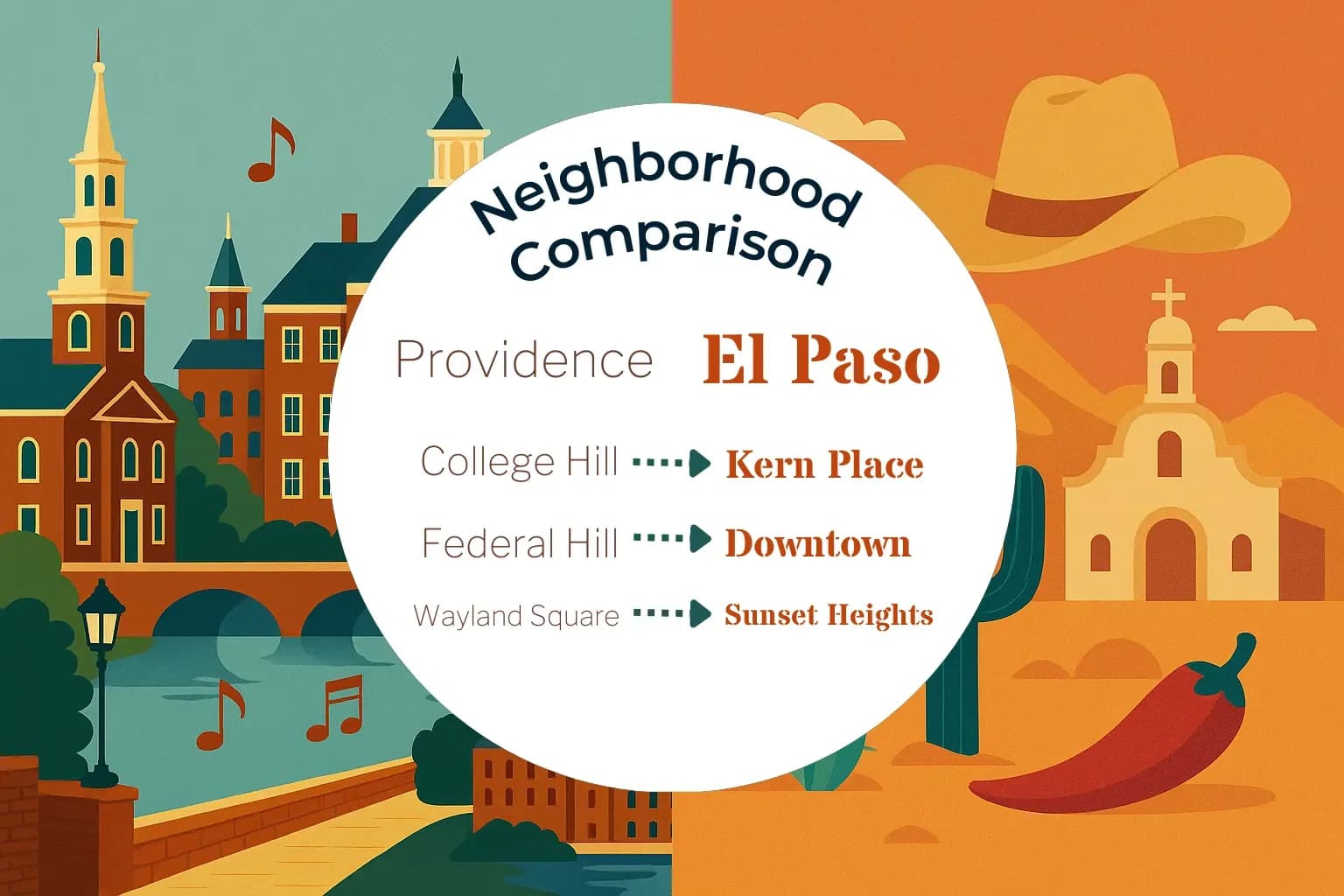 Providence vs El Paso Neighborhood Comparison