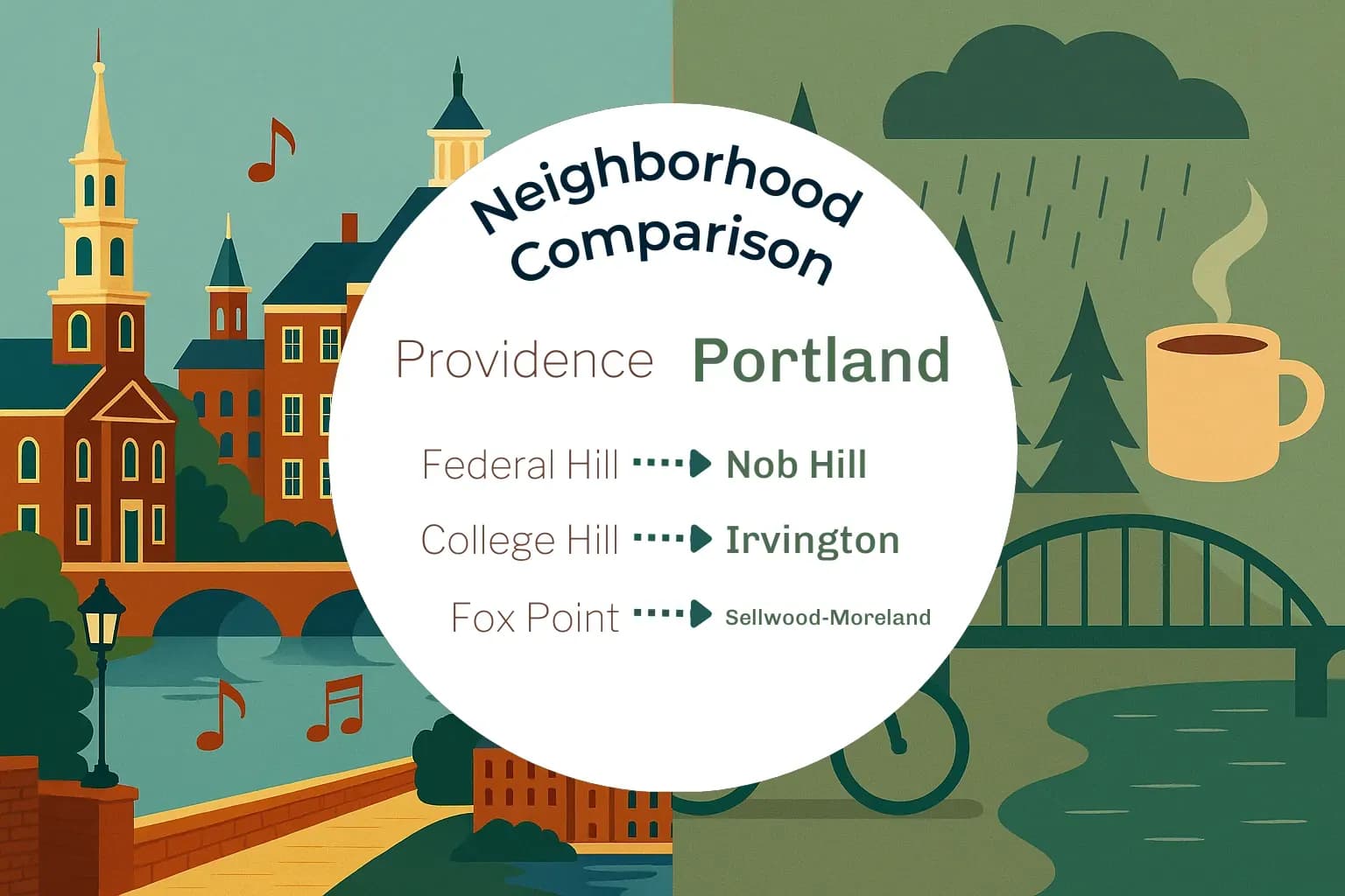 Providence vs Portland Neighborhood Comparison