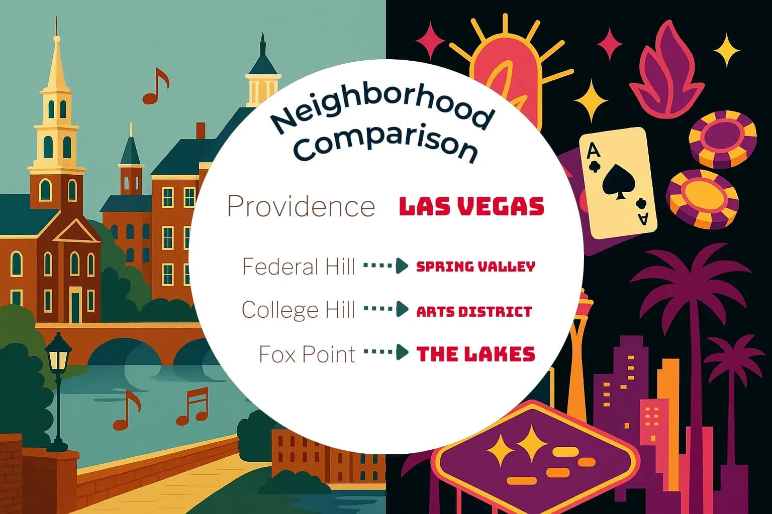 Providence vs Las Vegas Neighborhood Comparison