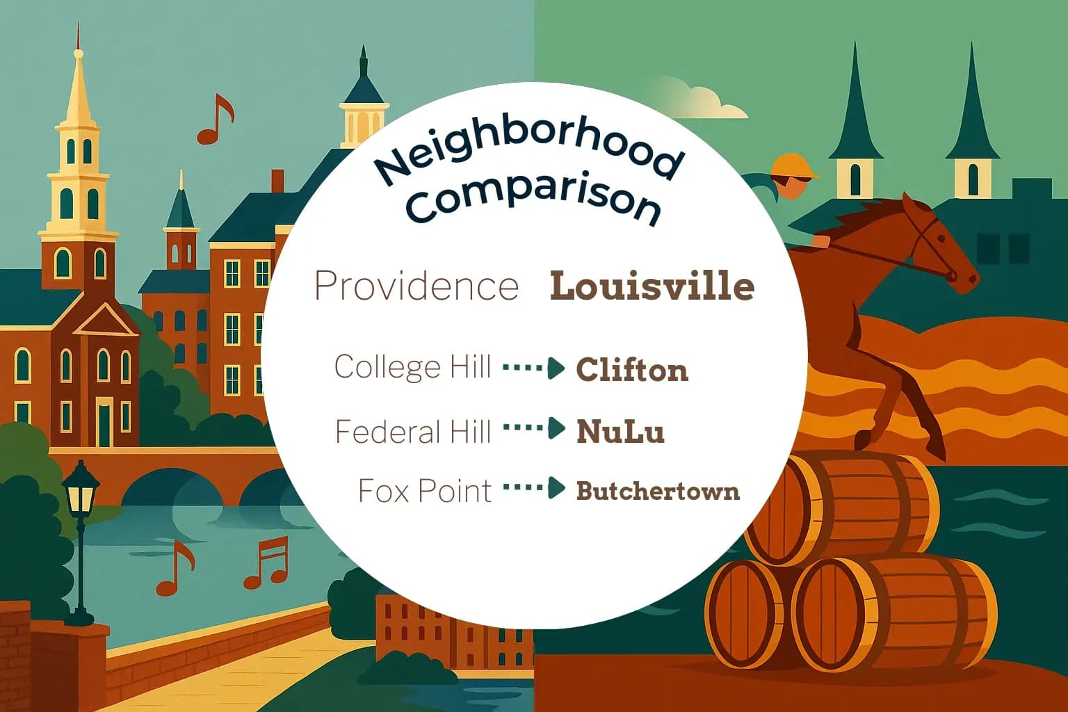 Providence vs Louisville Neighborhood Comparison