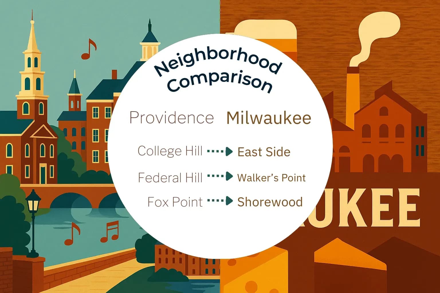 Providence vs Milwaukee Neighborhood Comparison