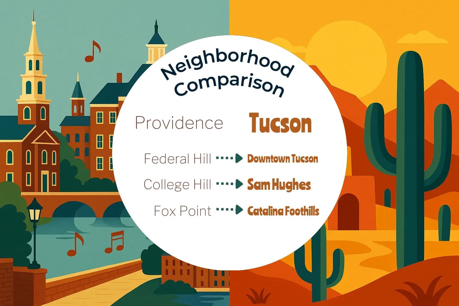 Providence vs Tucson Neighborhood Comparison