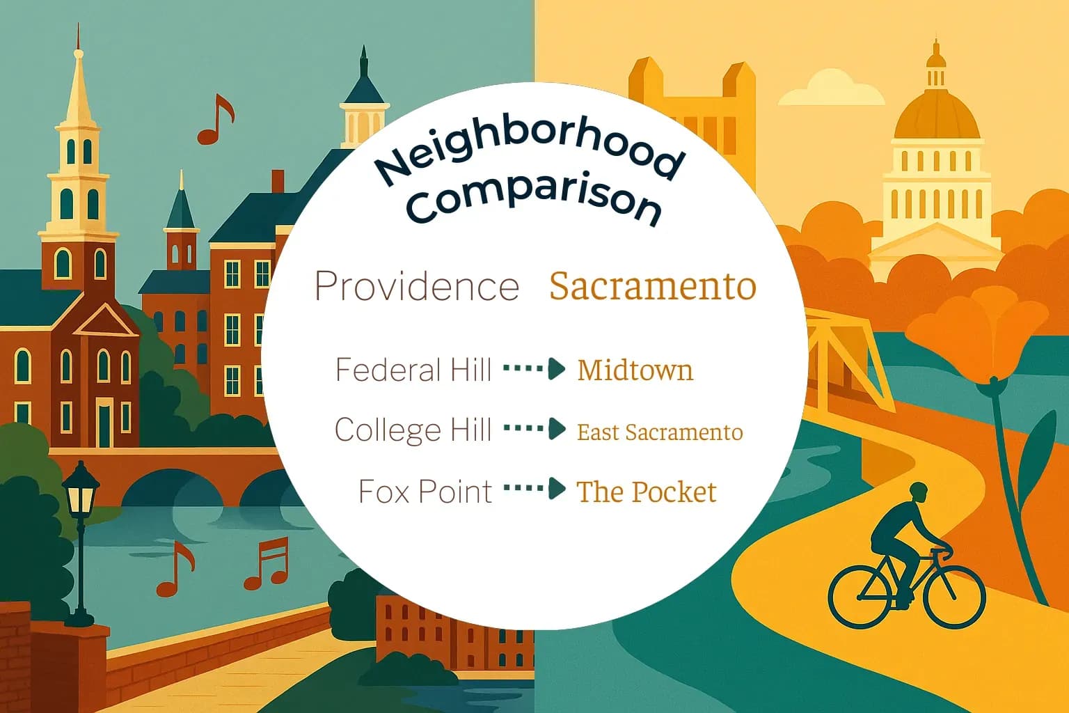 Providence vs Sacramento Neighborhood Comparison
