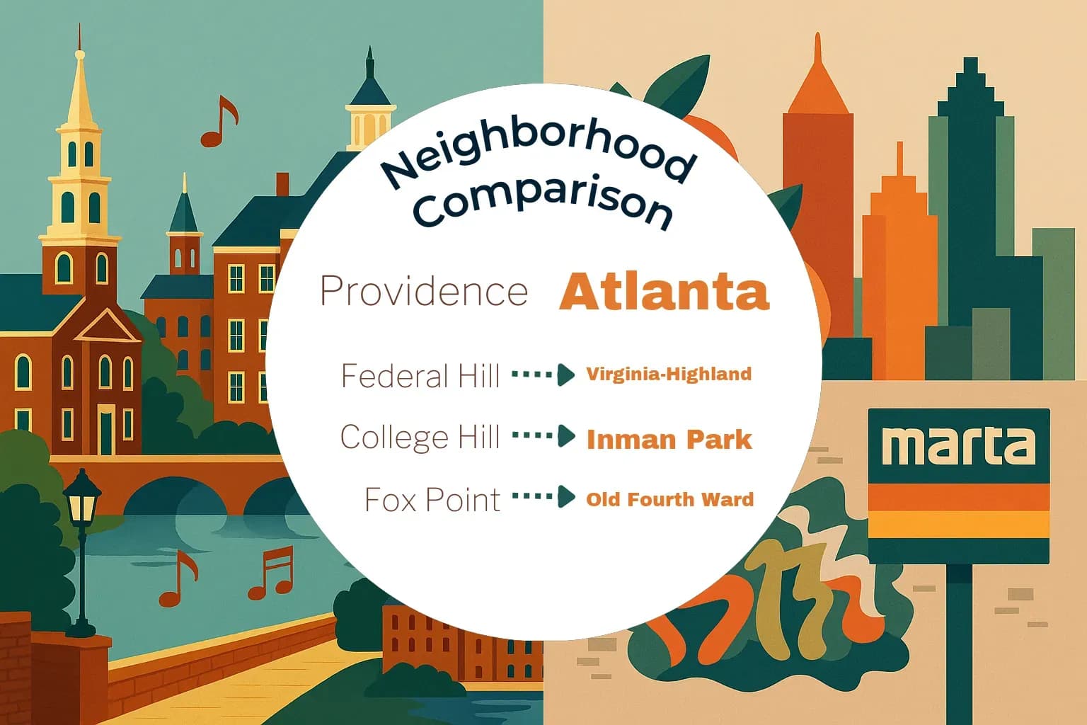 Providence vs Atlanta Neighborhood Comparison