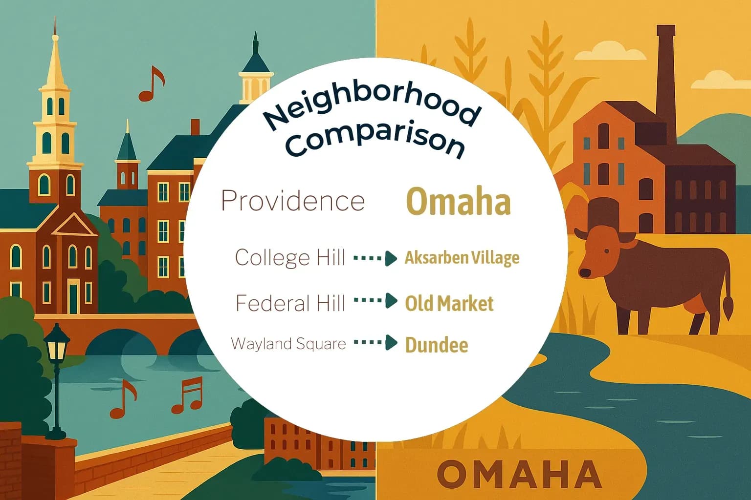 Providence vs Omaha Neighborhood Comparison