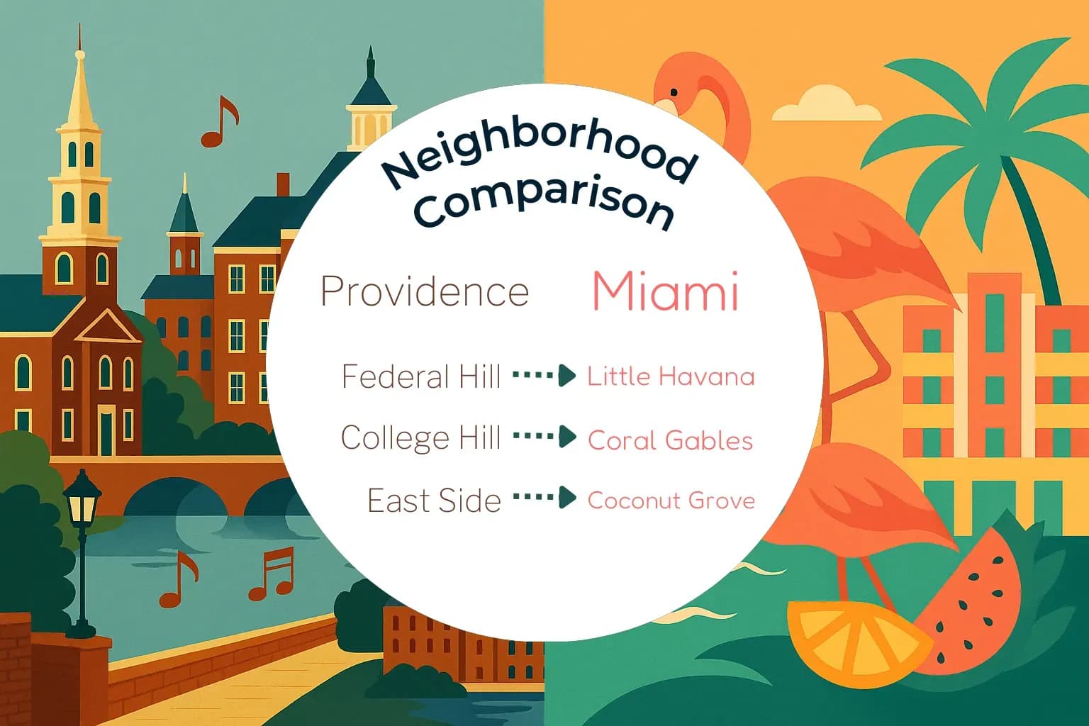 Providence vs Miami Neighborhood Comparison