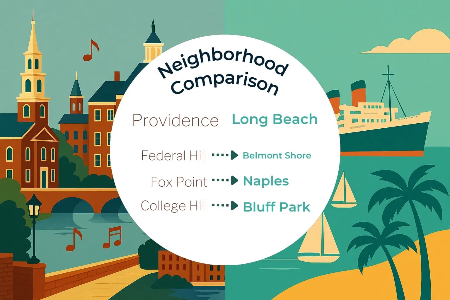 Providence vs Long Beach Neighborhood Comparison