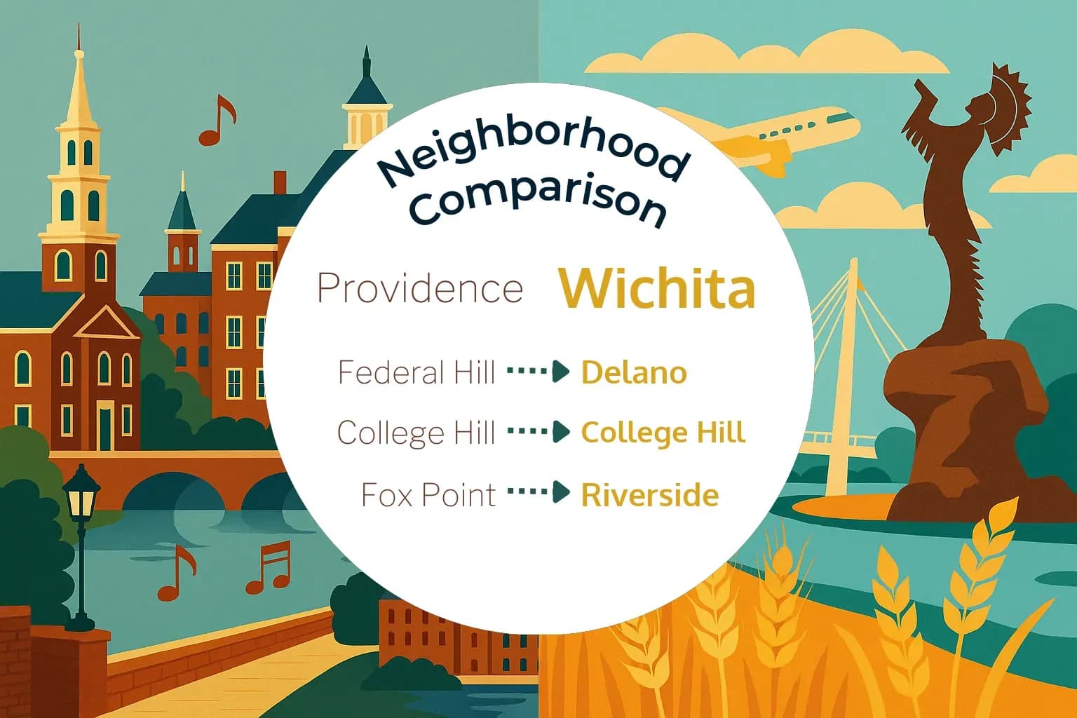 Providence vs Wichita Neighborhood Comparison