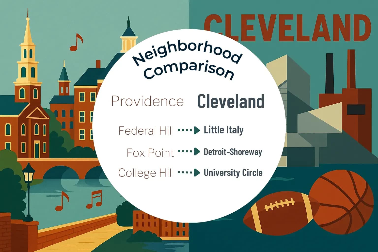 Providence vs Cleveland Neighborhood Comparison