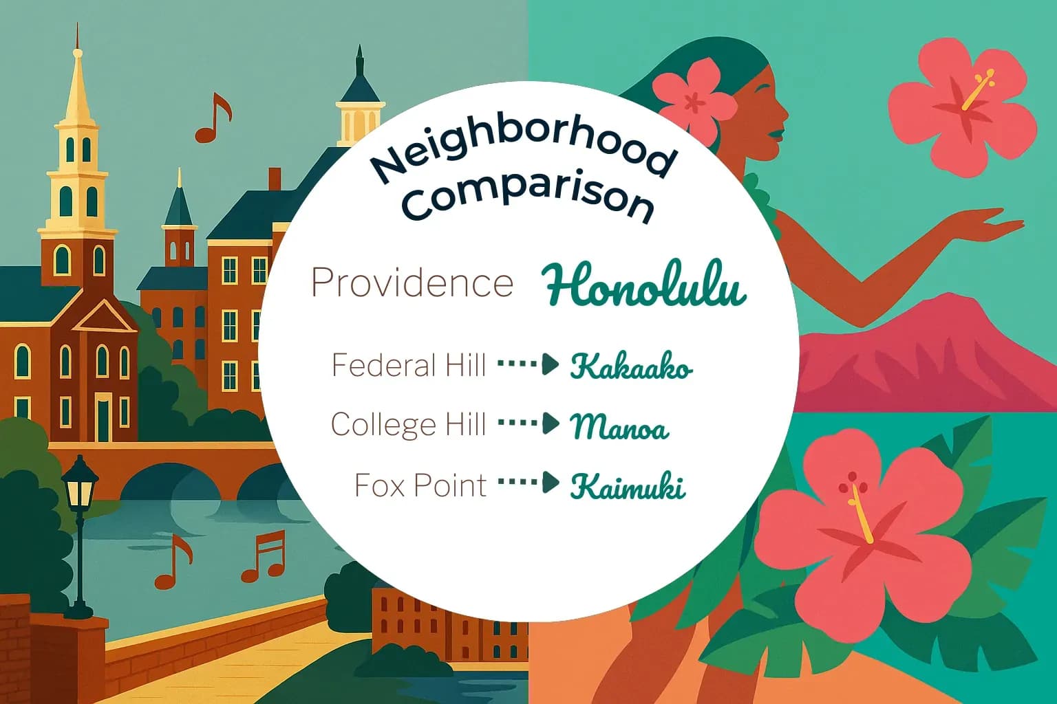 Providence vs Honolulu Neighborhood Comparison