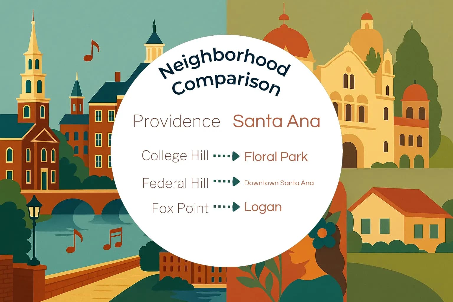 Providence vs Santa Ana Neighborhood Comparison