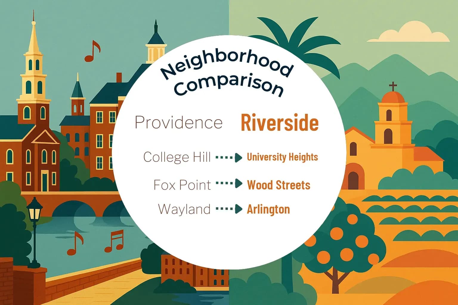 Providence vs Riverside Neighborhood Comparison