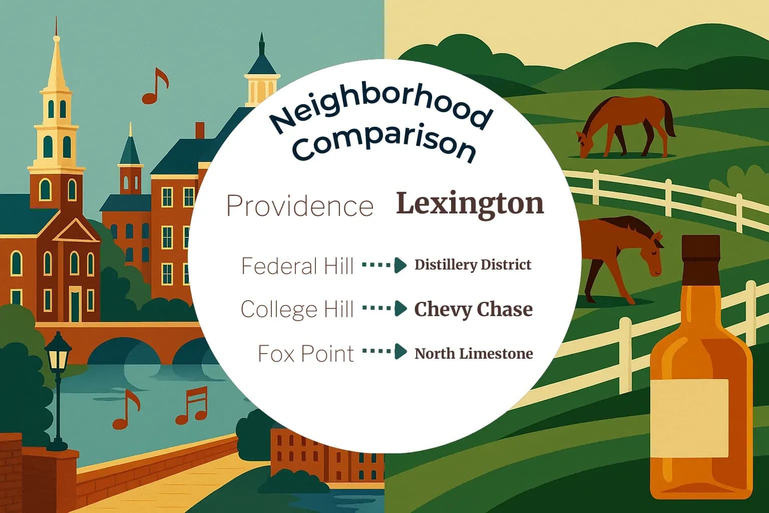 Providence vs Lexington Neighborhood Comparison