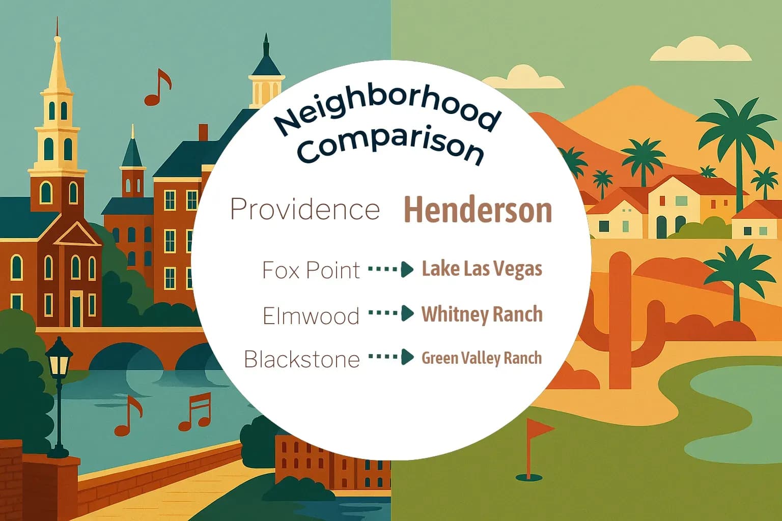 Providence vs Henderson Neighborhood Comparison