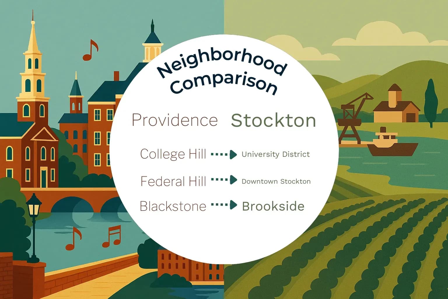 Providence vs Stockton Neighborhood Comparison