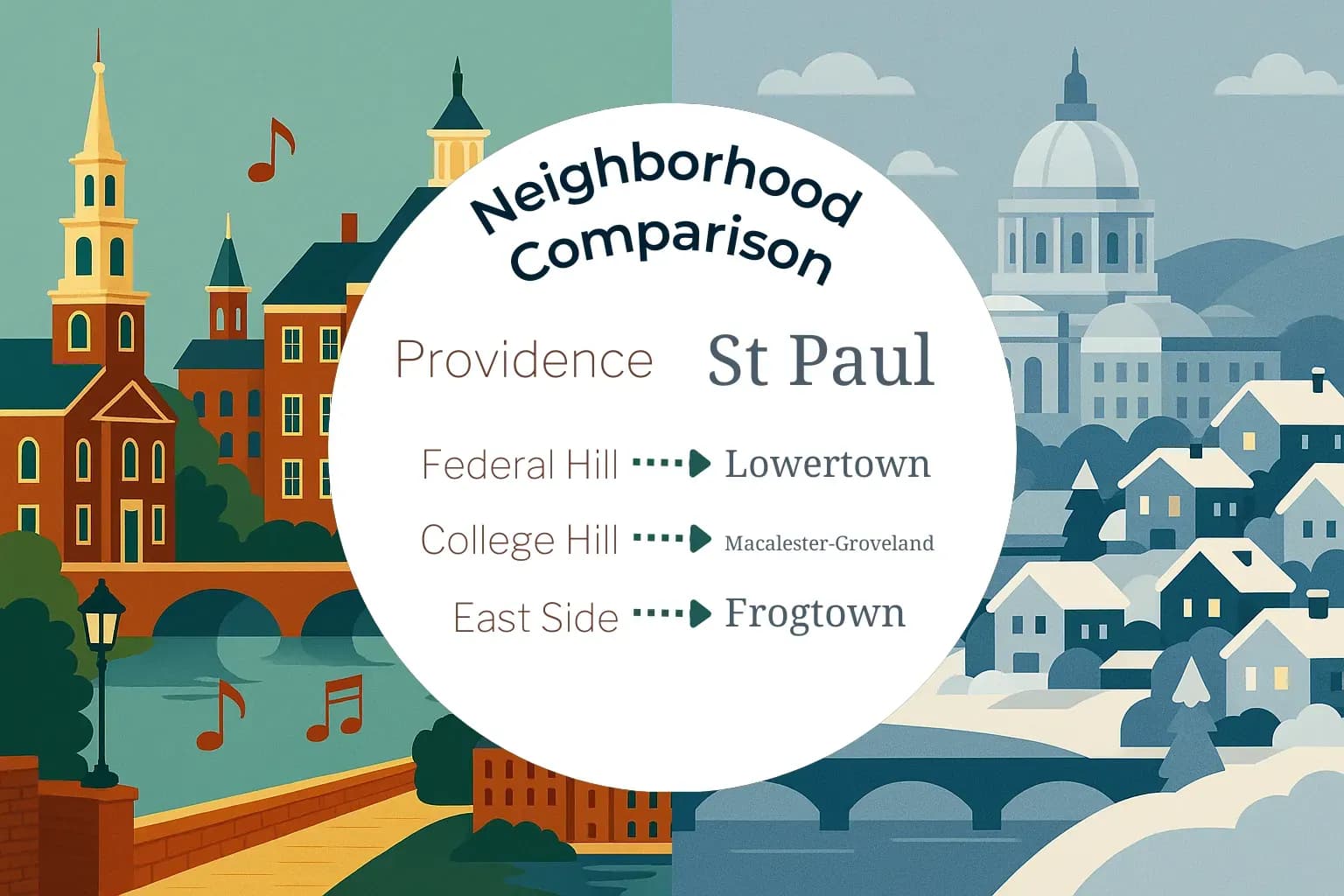 Providence vs St. Paul Neighborhood Comparison