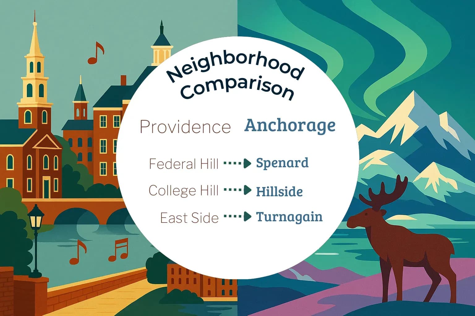 Providence vs Anchorage Neighborhood Comparison