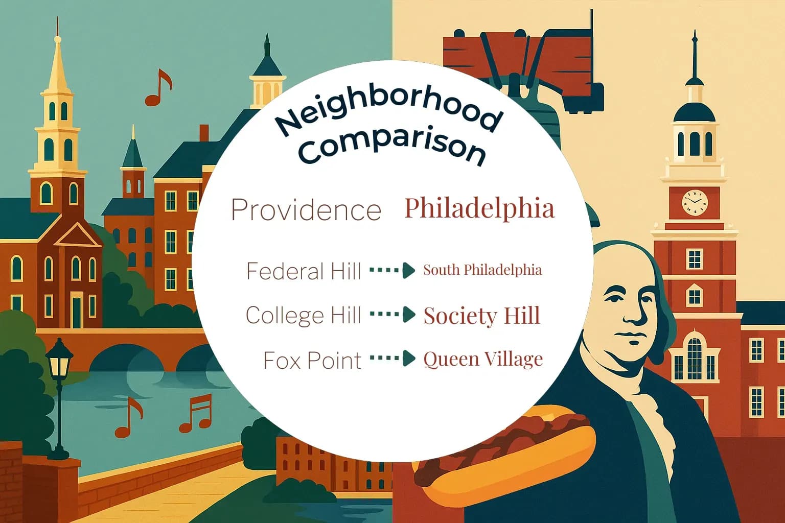 Providence vs Philadelphia Neighborhood Comparison