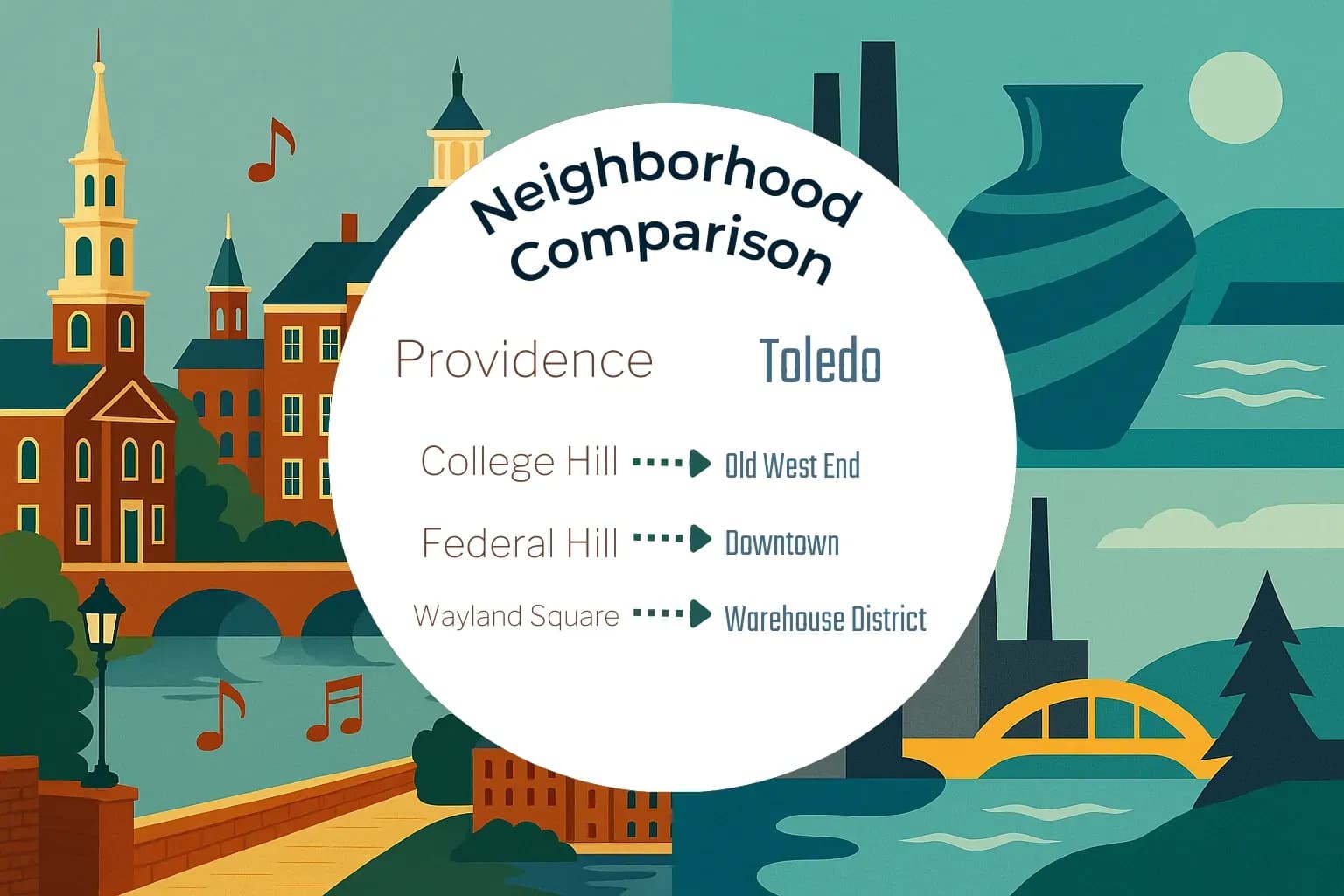 Providence vs Toledo Neighborhood Comparison