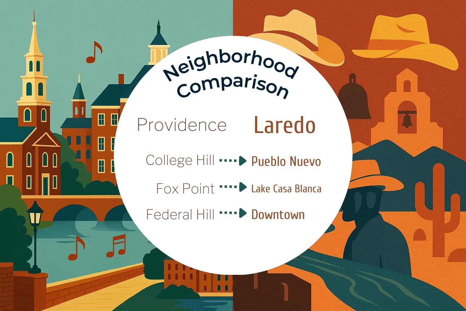Providence vs Laredo Neighborhood Comparison