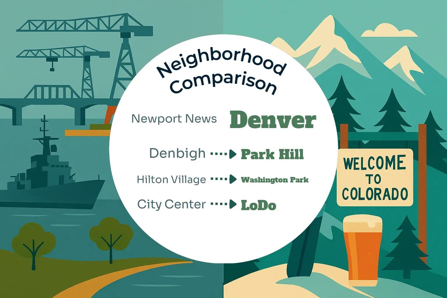 Newport News vs Denver Neighborhood Comparison