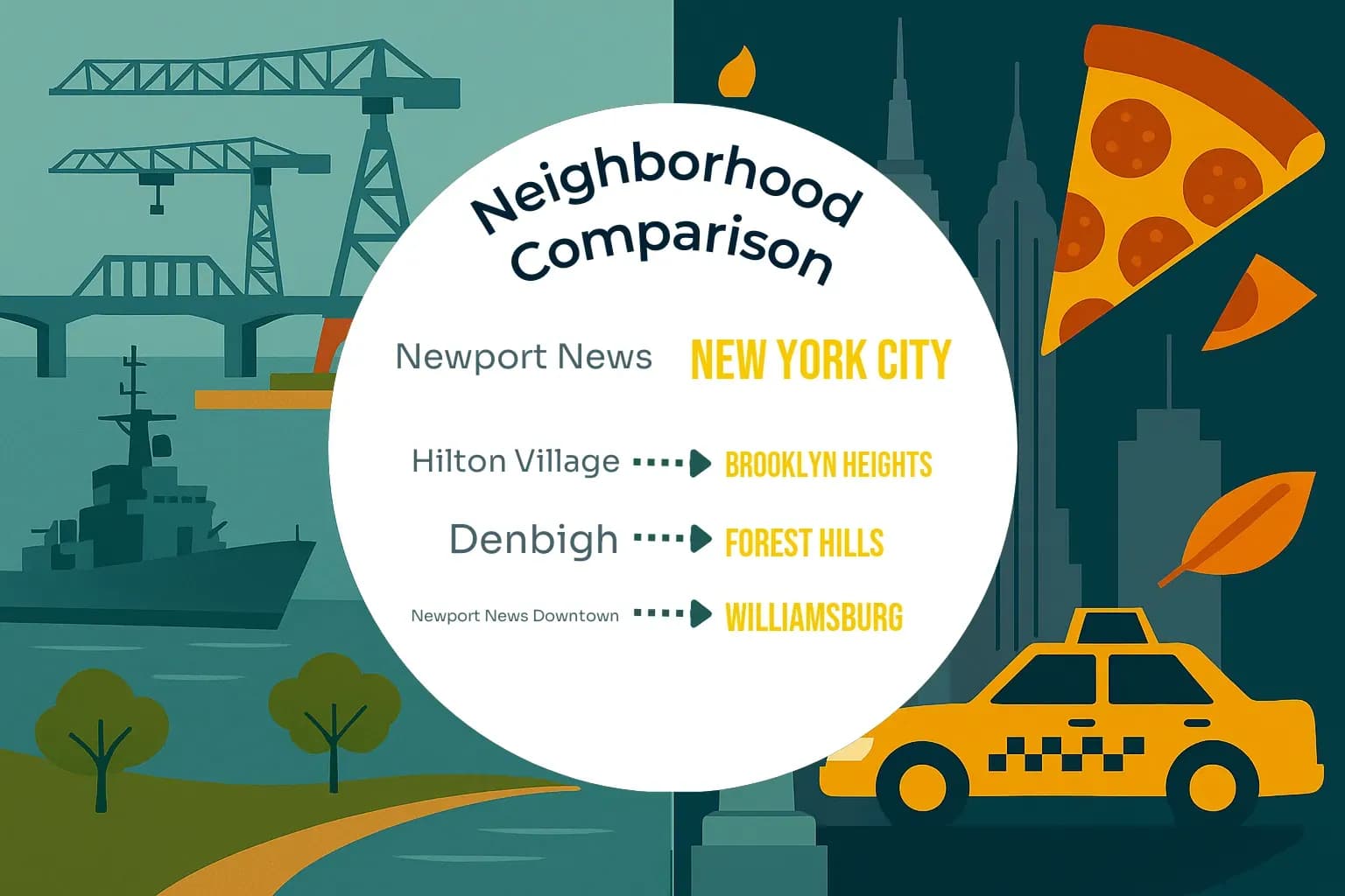Newport News vs New York City Neighborhood Comparison