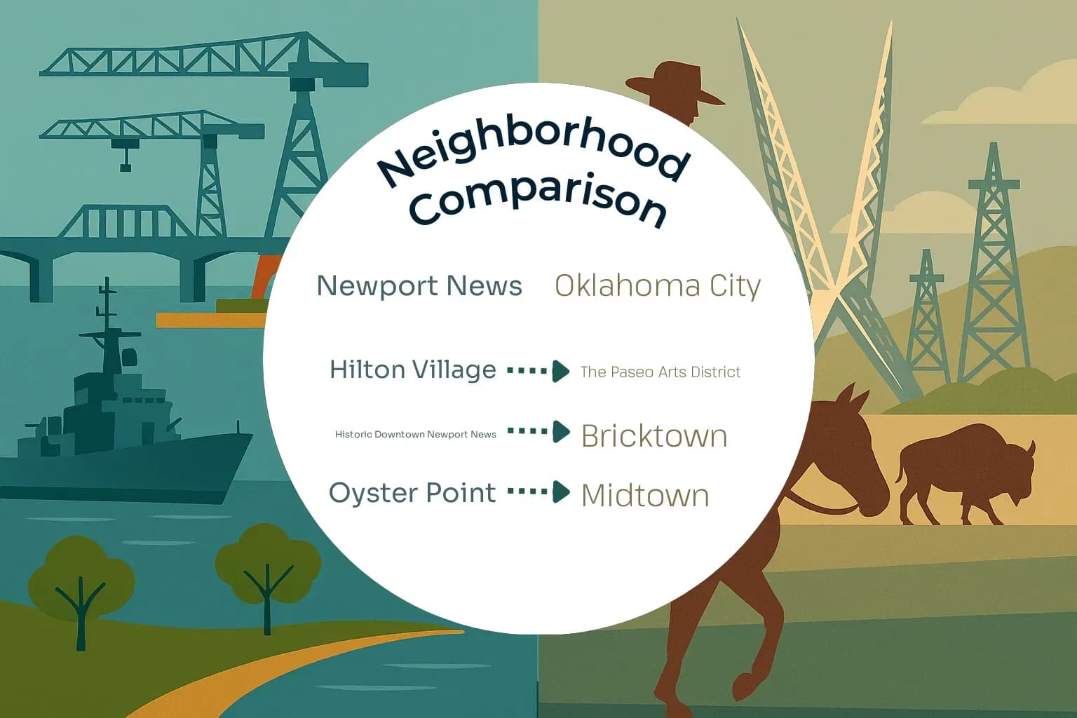 Newport News vs Oklahoma City Neighborhood Comparison