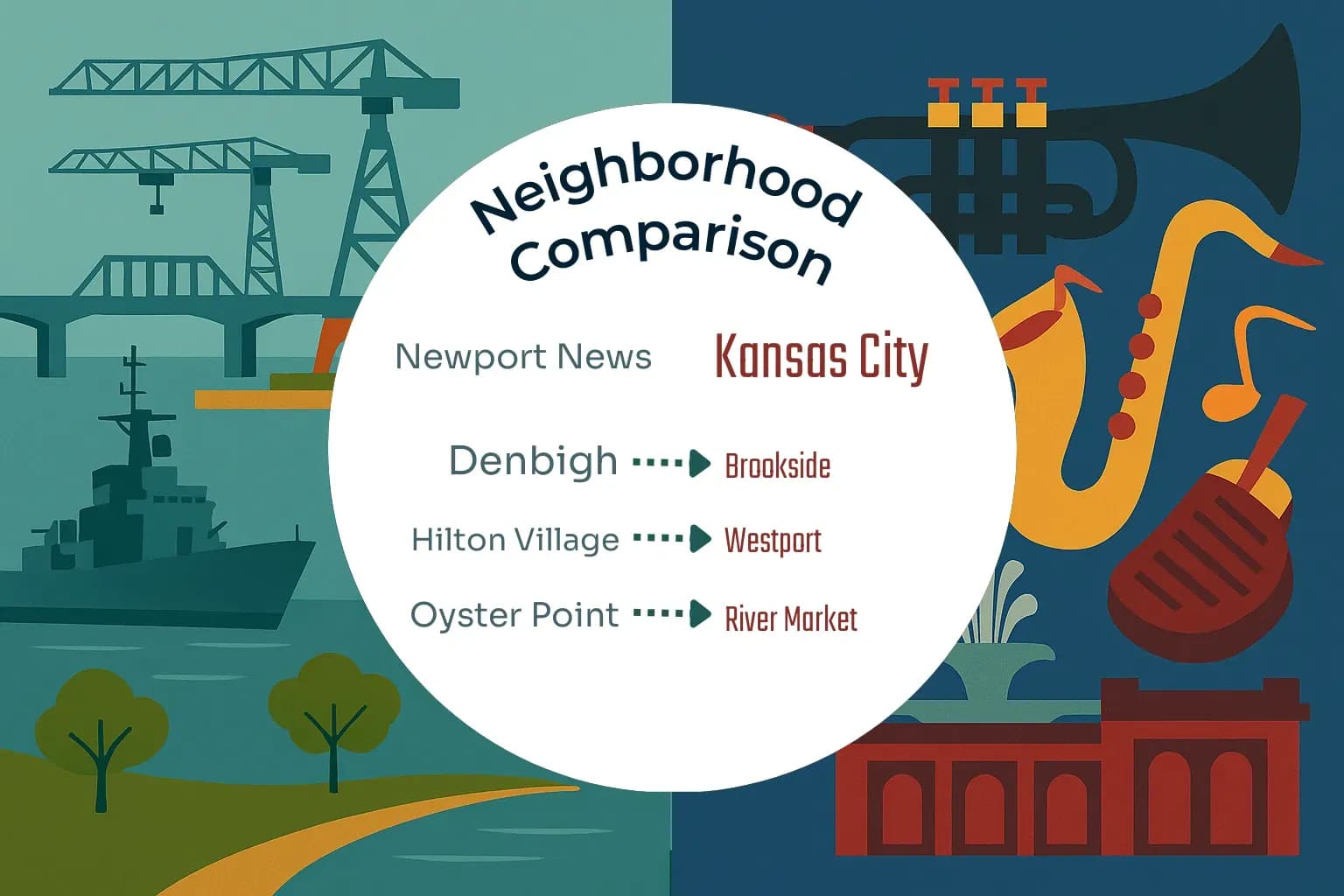 Newport News vs Kansas City Neighborhood Comparison