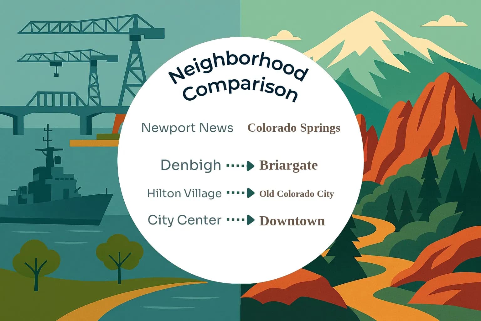 Newport News vs Colorado Springs Neighborhood Comparison
