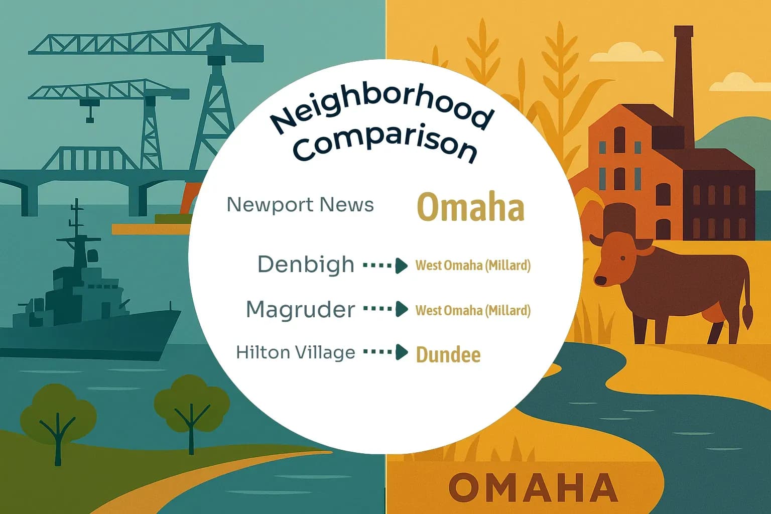 Newport News vs Omaha Neighborhood Comparison