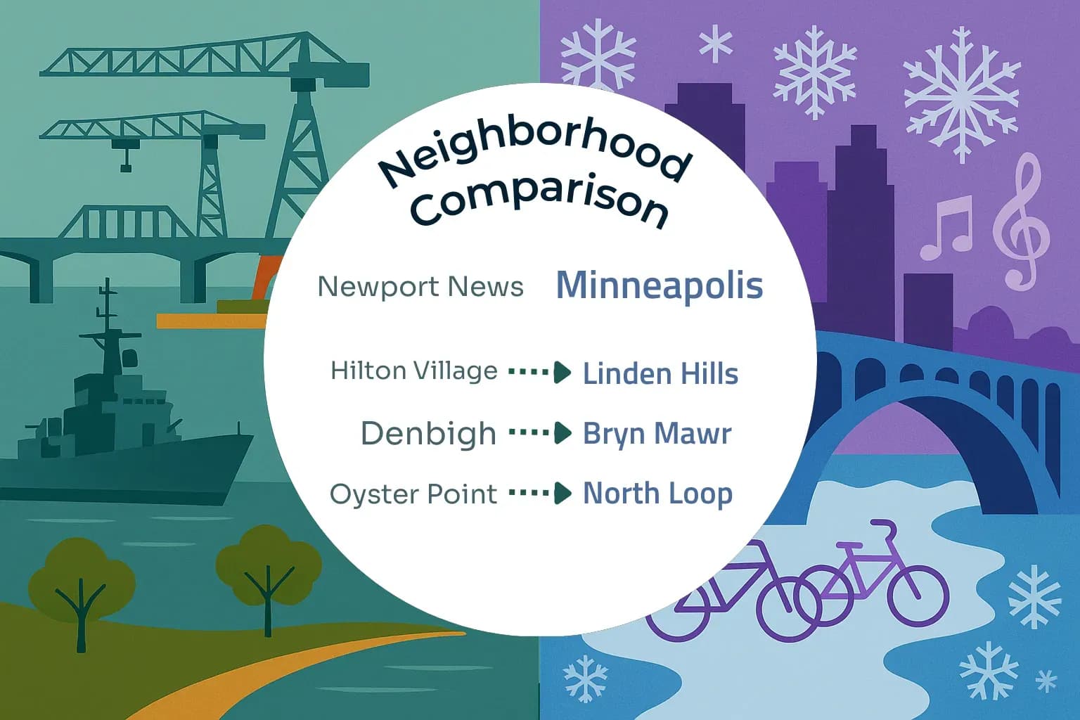 Newport News vs Minneapolis Neighborhood Comparison