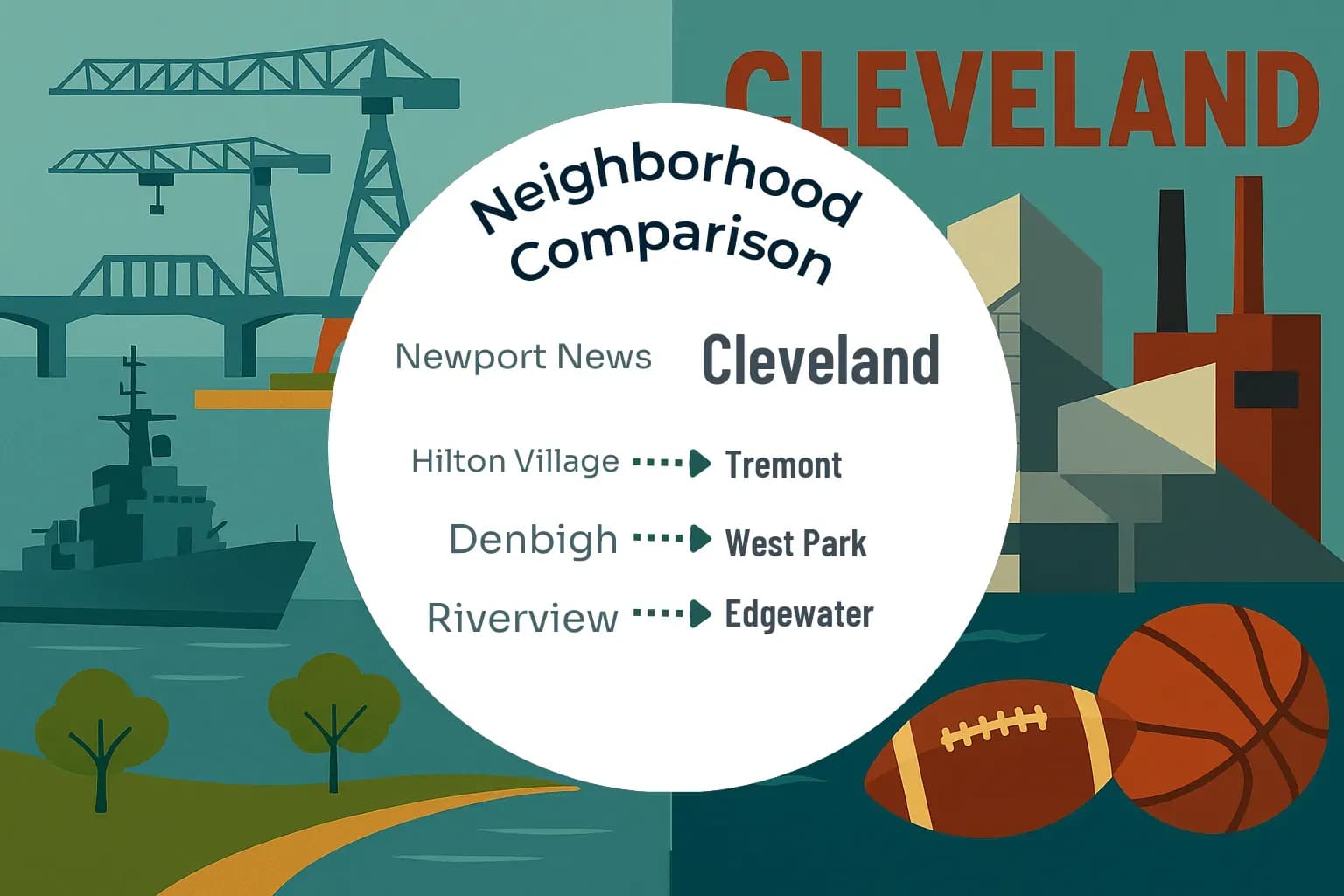 Newport News vs Cleveland Neighborhood Comparison