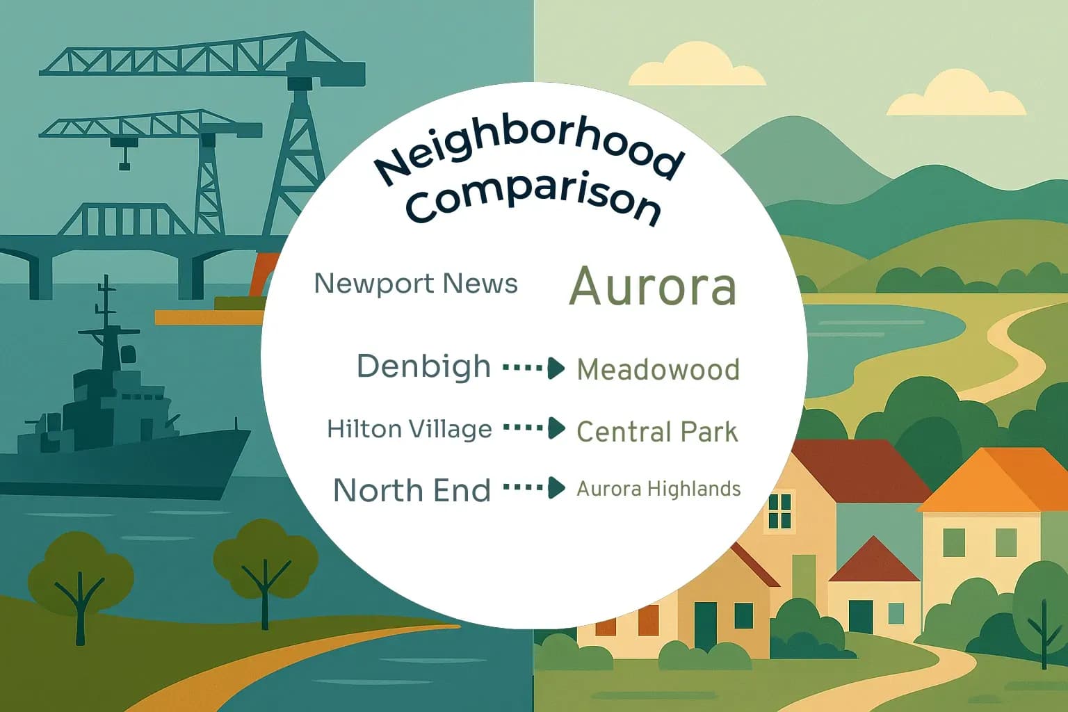 Newport News vs Aurora Neighborhood Comparison