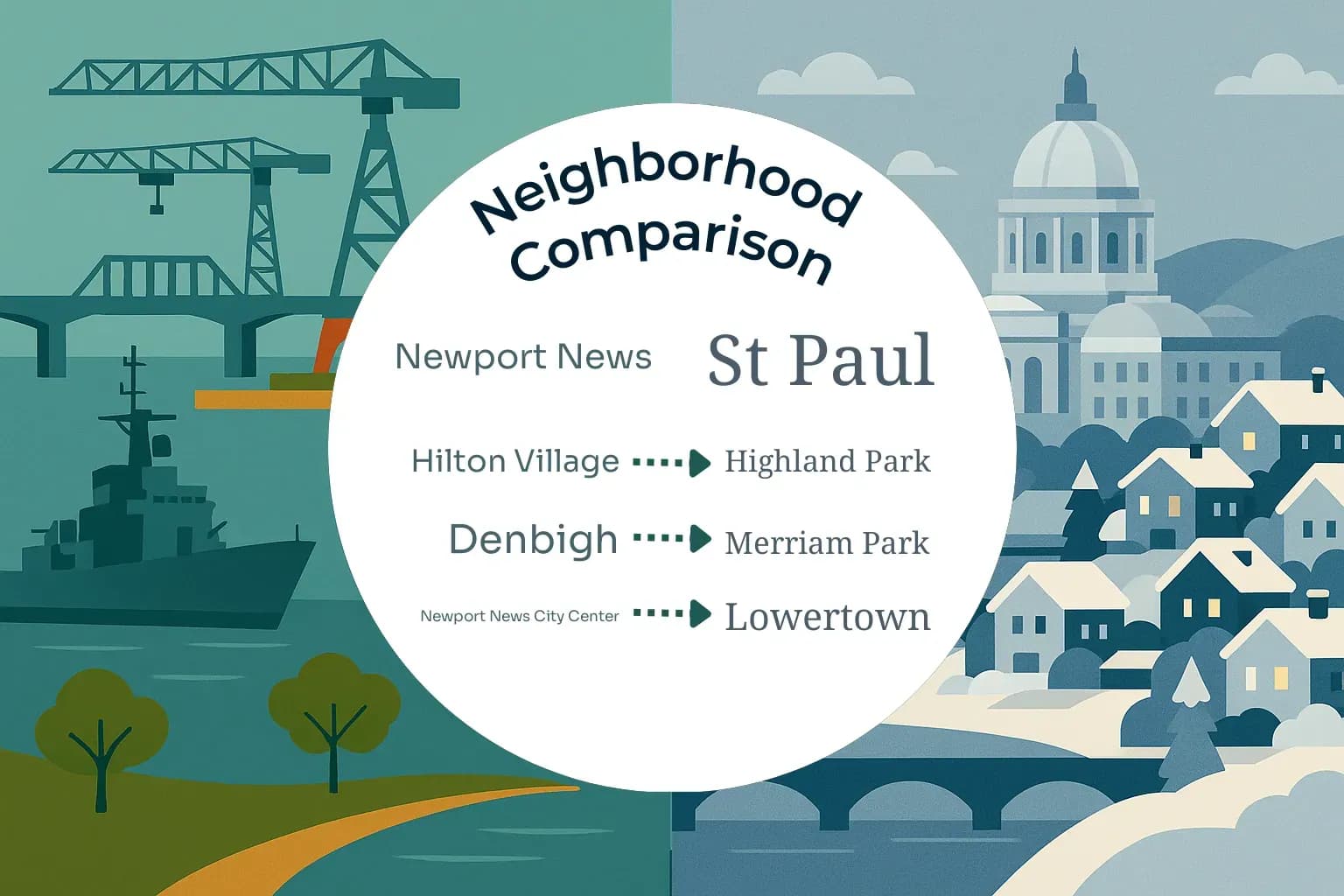 Newport News vs St. Paul Neighborhood Comparison