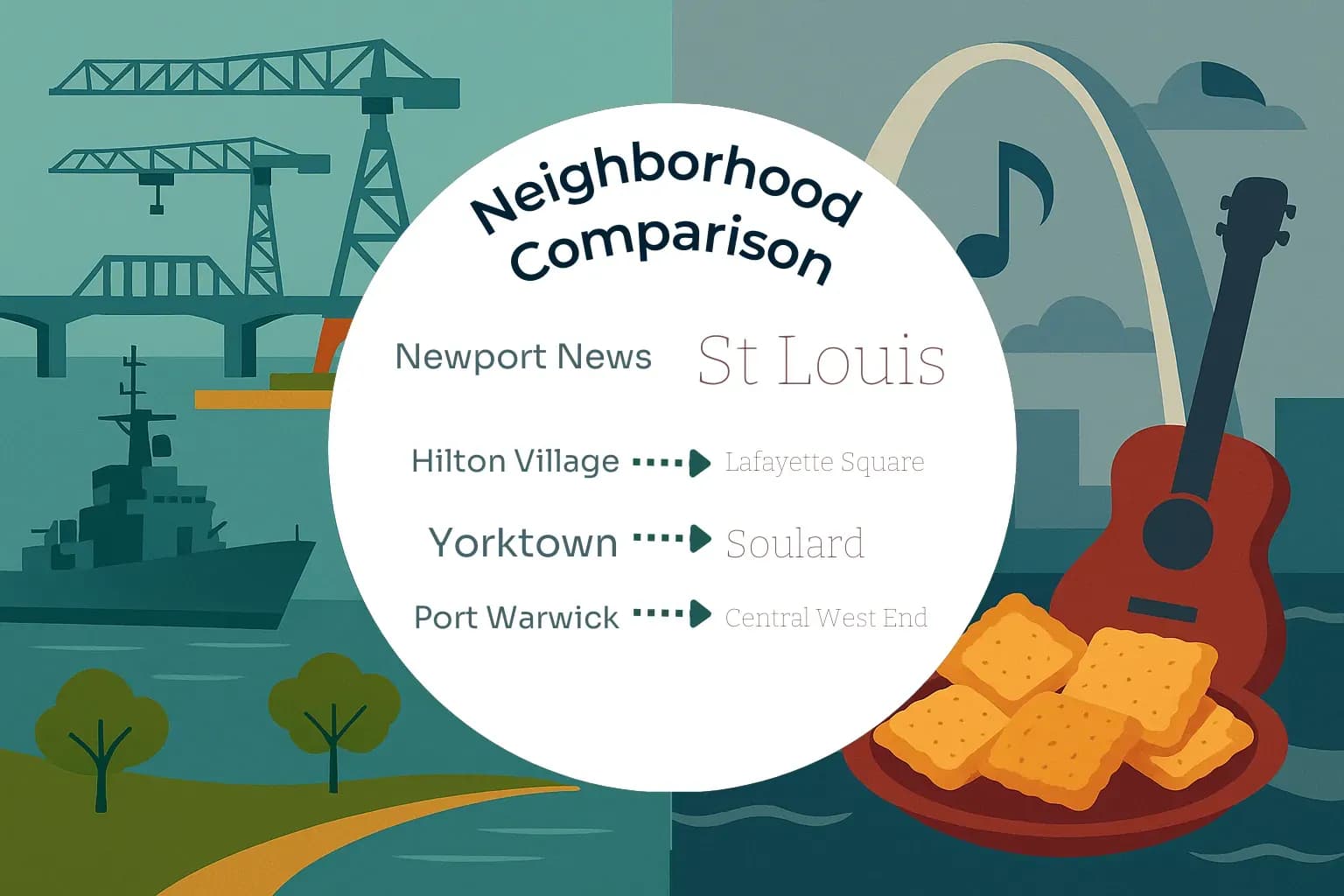 Newport News vs St. Louis Neighborhood Comparison