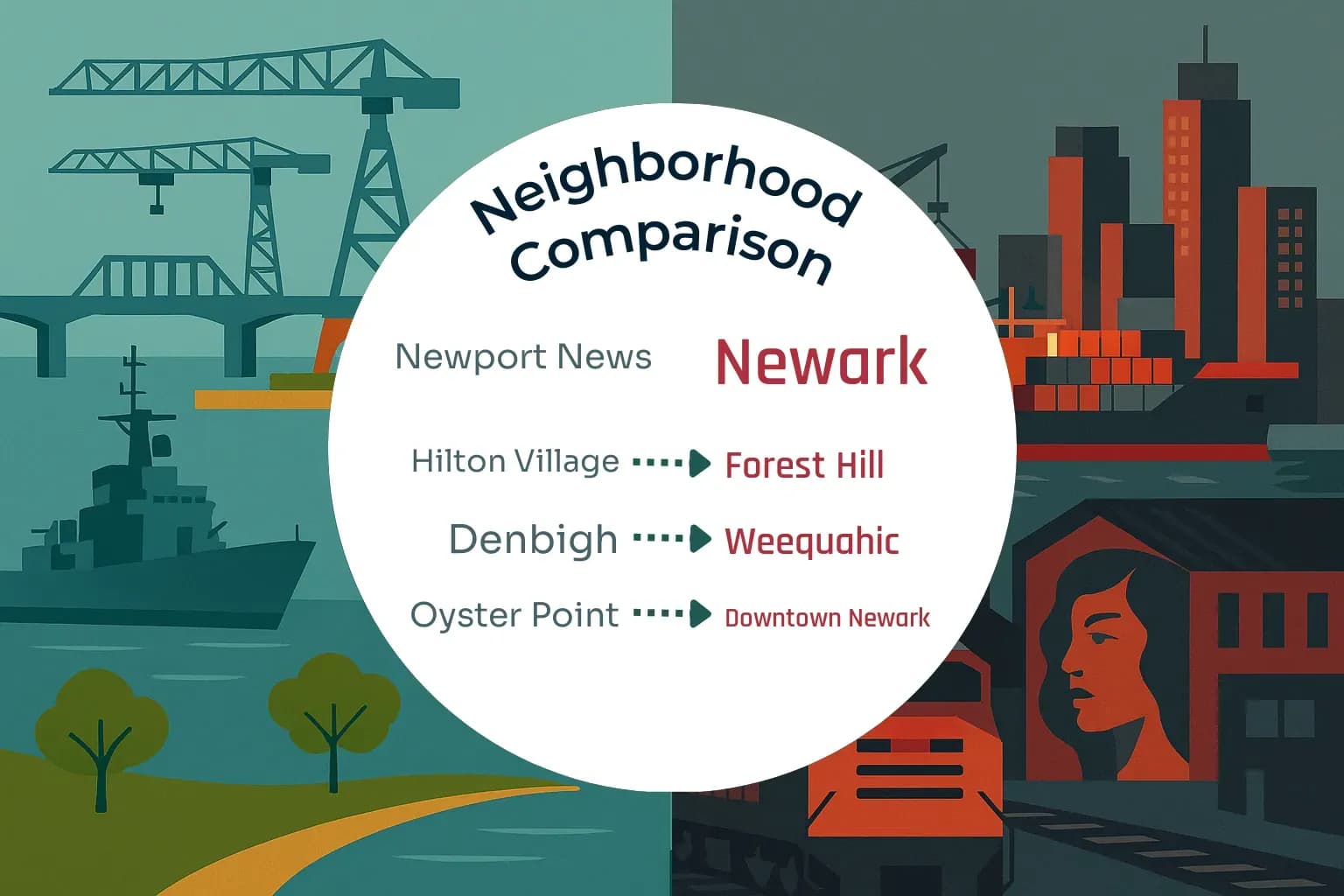 Newport News vs Newark Neighborhood Comparison