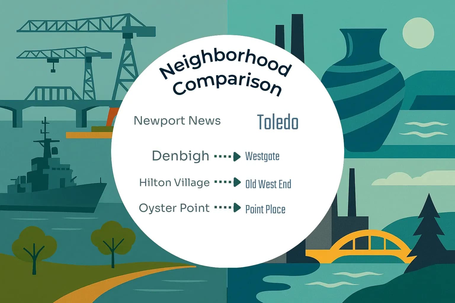 Newport News vs Toledo Neighborhood Comparison