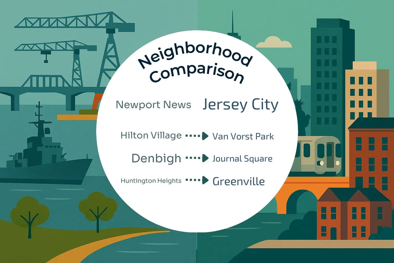 Newport News vs Jersey City Neighborhood Comparison