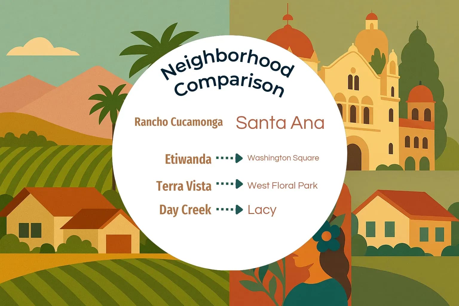 Rancho Cucamonga vs Santa Ana Neighborhood Comparison
