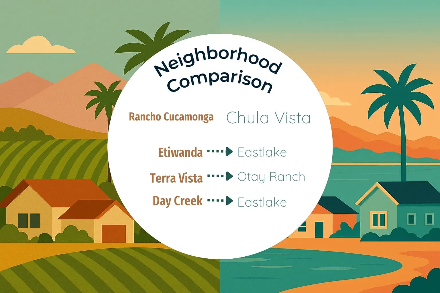 Rancho Cucamonga vs Chula Vista Neighborhood Comparison