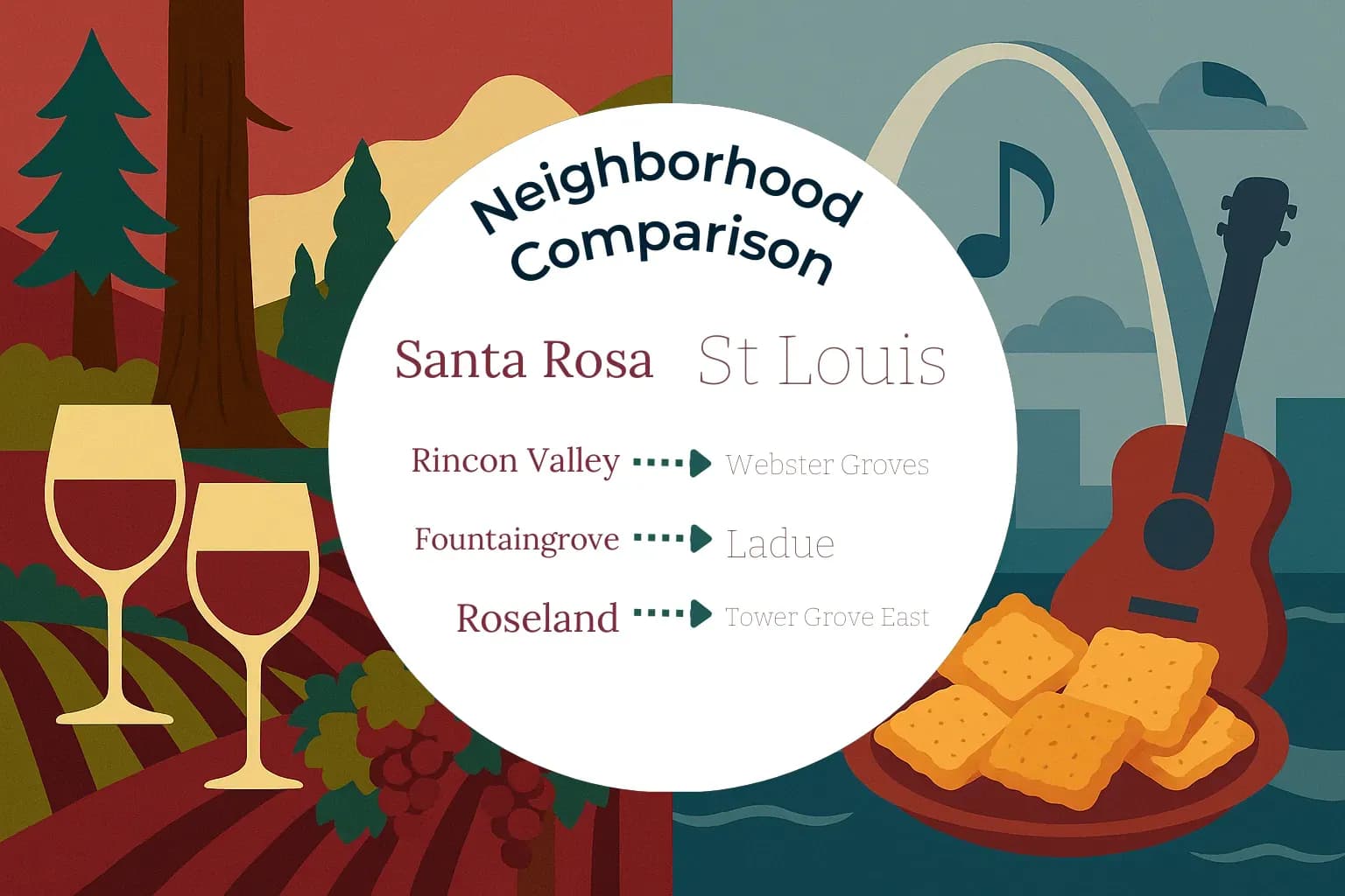 Santa Rosa vs St. Louis Neighborhood Comparison