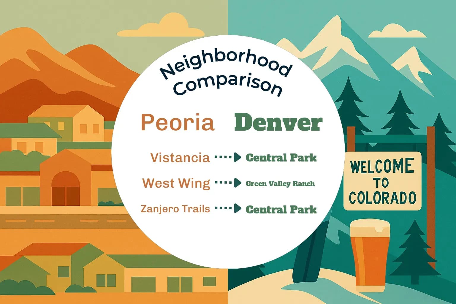 Peoria vs Denver Neighborhood Comparison