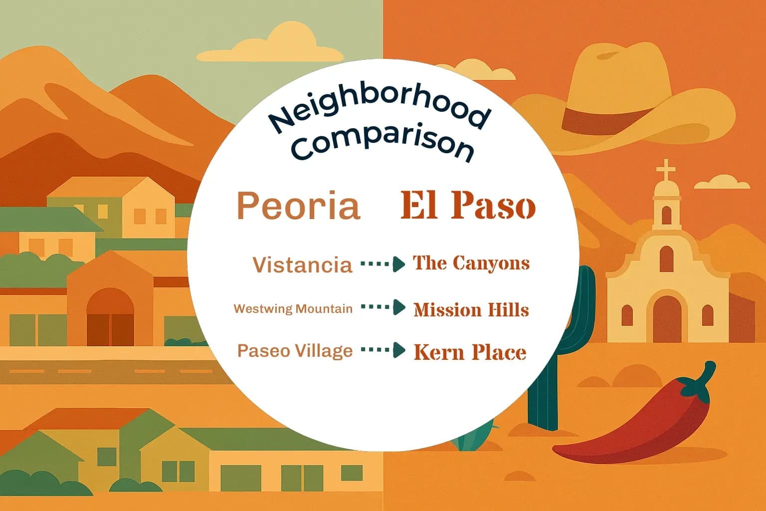 Peoria vs El Paso Neighborhood Comparison