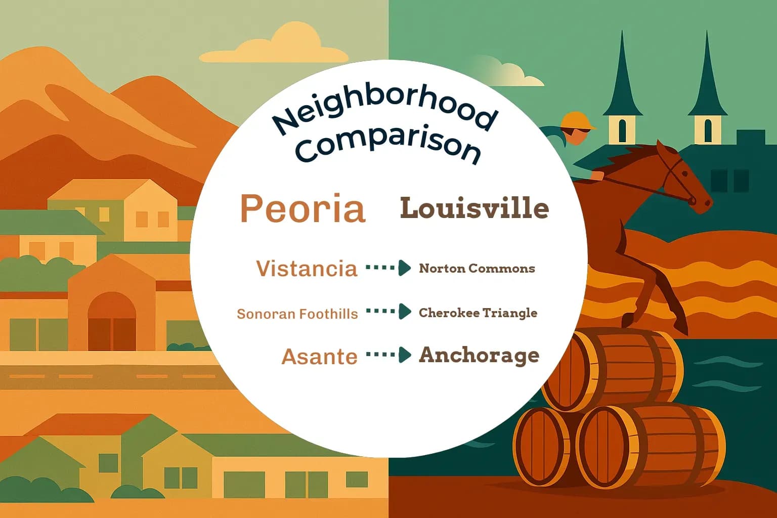 Peoria vs Louisville Neighborhood Comparison