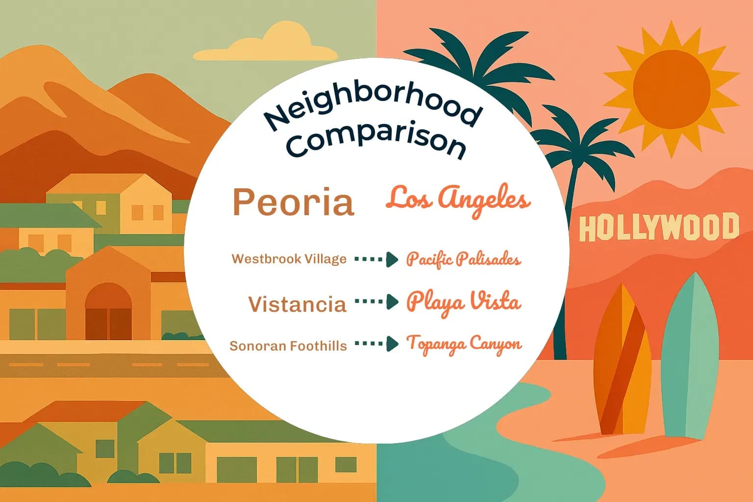 Peoria vs Los Angeles Neighborhood Comparison