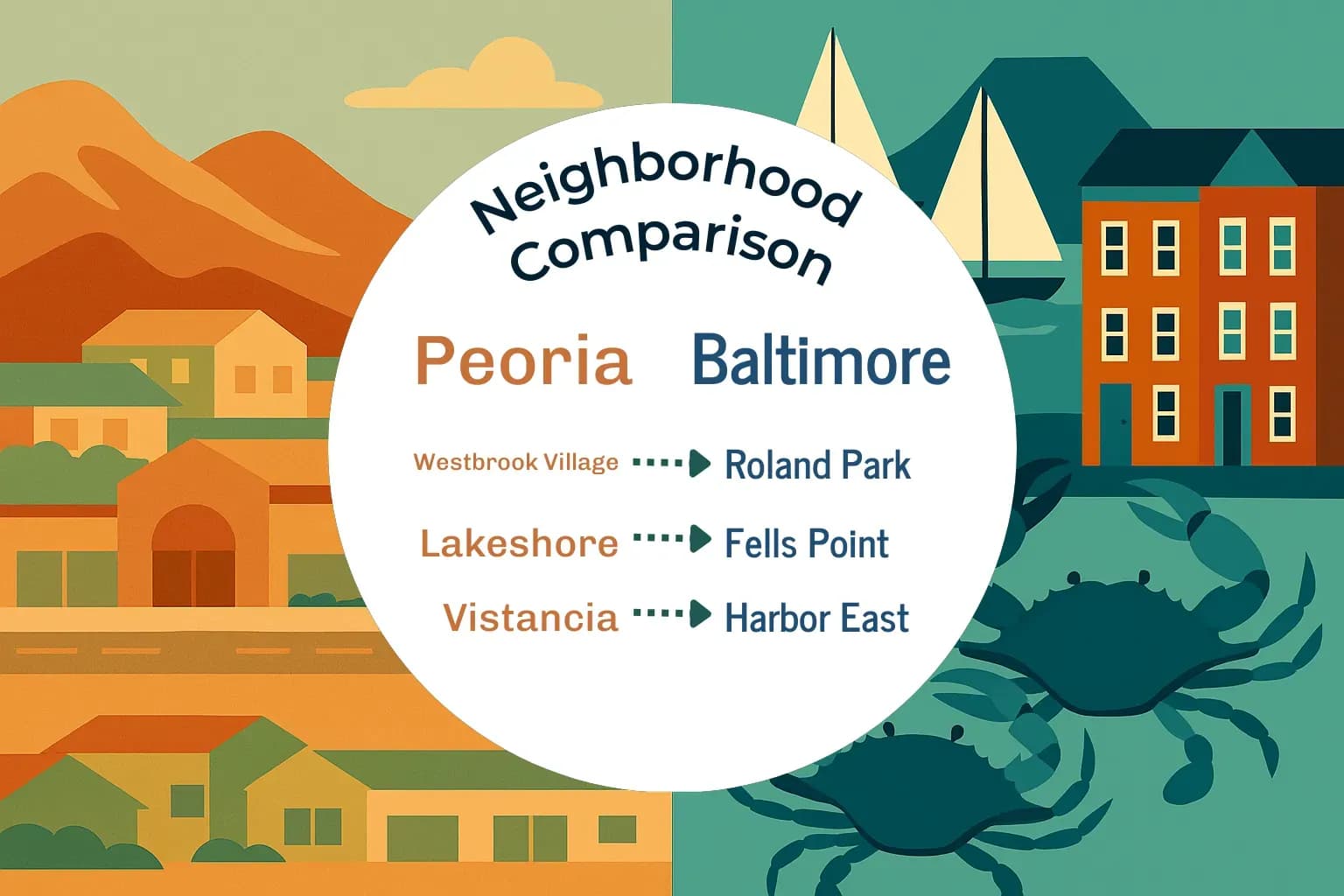 Peoria vs Baltimore Neighborhood Comparison